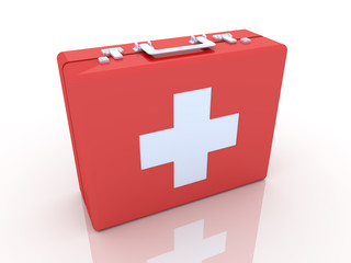 Obraz premium Erste Hilfe Koffer