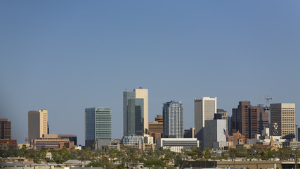 Fototapeta na wymiar City of Phoenix Downtown Panorama
