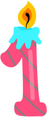 number candle