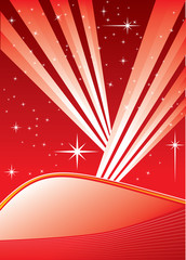 Star field background / Christmas vector illustration