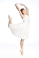 Naklejka premium Female Ballerina