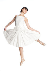 Naklejka premium Female Ballerina