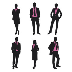 Geschäftsleute - Silhouetten