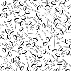 Nail seamless pattern