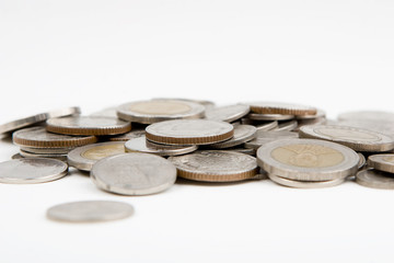 Coins isolated