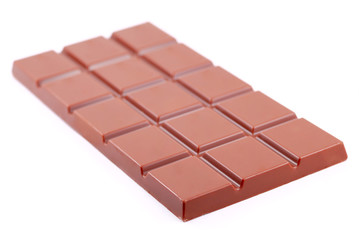 chocolate isolated on white