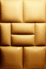 Sepia picture of genuine leather upholstery ....