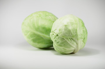 Obraz premium fresh green cabbage