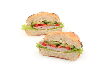 Two part of sandwich