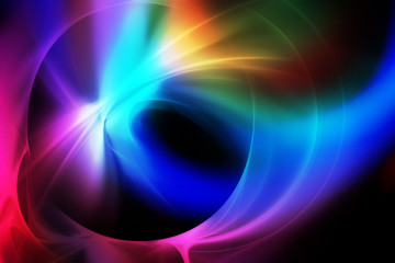 Sfondo Arcobaleno sul nero