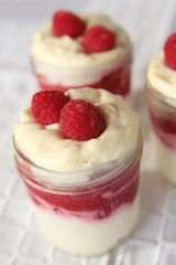 tiramisu à la framboise