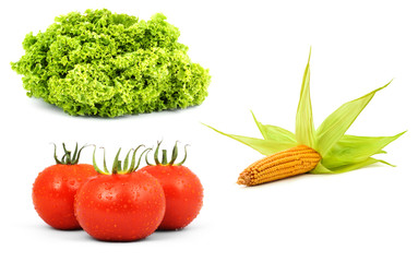 Low-calorie raw vegetables