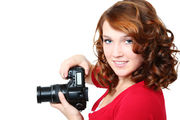 Beautiful Girl with Camera