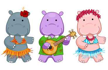 Hawaiian Hippos