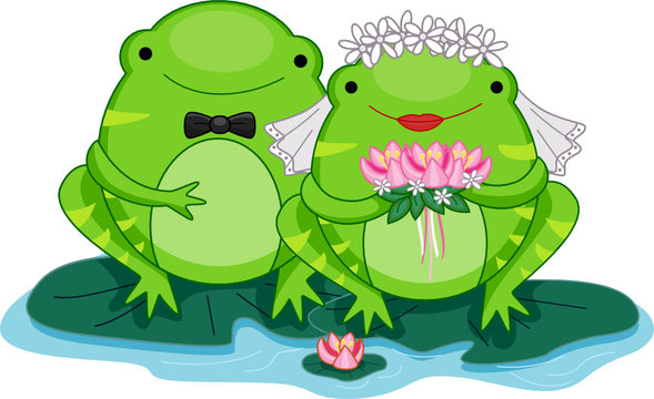 Frog Bride and Groom