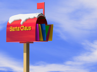 santa claus letterbox