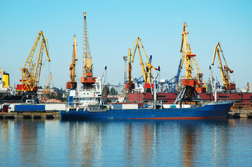 Fototapeta premium Container ship