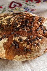 Bread made of pumpkin seed