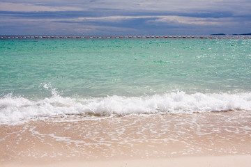 Beautiful seashore with calm cristal clear water