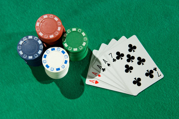 Poker of aces