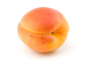 Apricot isolated on white background