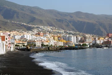 Poster Coast of town Candelaria. Canary Island Tenerife, Spain © philipus