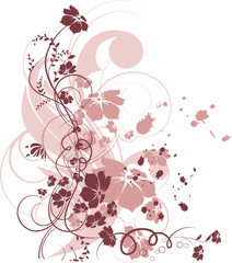 Floral abstraction for design