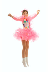 Naklejka premium Portrait of cute teen girl