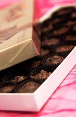 Box of chocolate candy