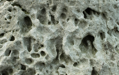 Stone texture with holes