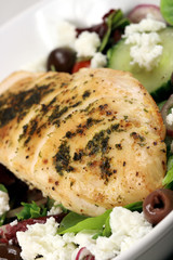 Chiken breast and salad