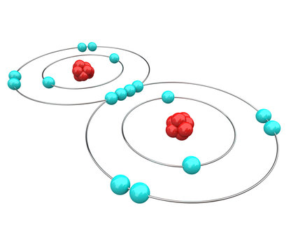 Oxygen - Atomic Diagram