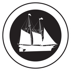Emblem of an old ship 3