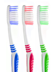Toothbrush over white