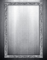 metal frame background
