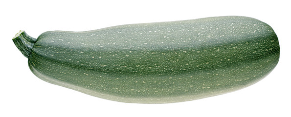 vegetable marrow on white background