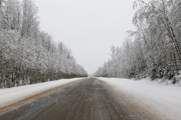 winter road