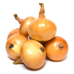 onion isolated on white background