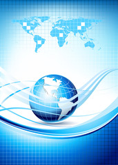 Clean futuristic vector design template