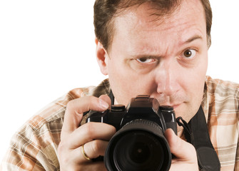 astonished photographer