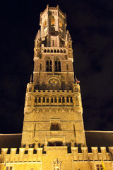 bruges by night