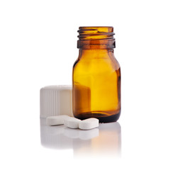 Bottle with Small Pills