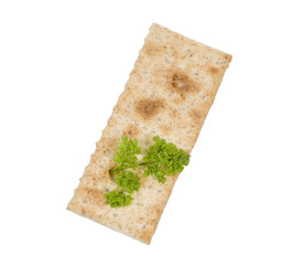 Cracker food isolated