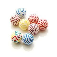 colored toy balls