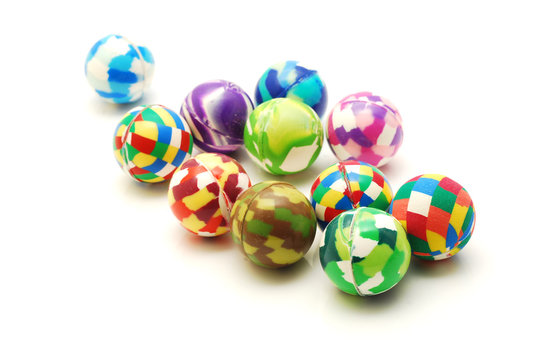 colored toy balls