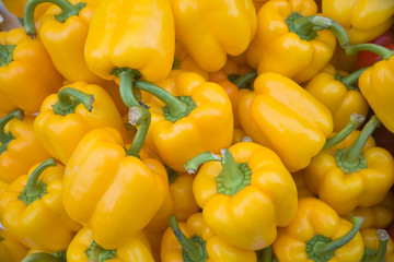 Yellow pepper vegetables