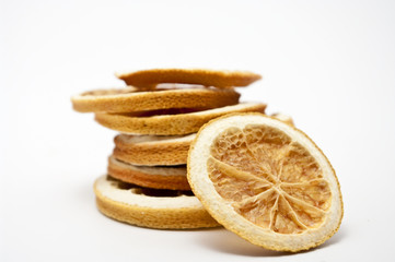 Getrocknete Orangenscheiben