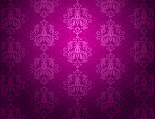 Luxury violet ornamental pattern