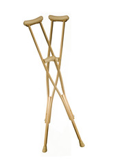 PAIR OF ADJUSTABLE CRUTCHES