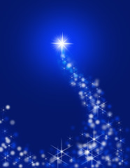 立ち昇るクリスマスツリー